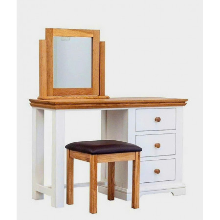 Oak 04 : Bàn Trang Điểm + Ghế Đôn + Gương 45 x 55cm